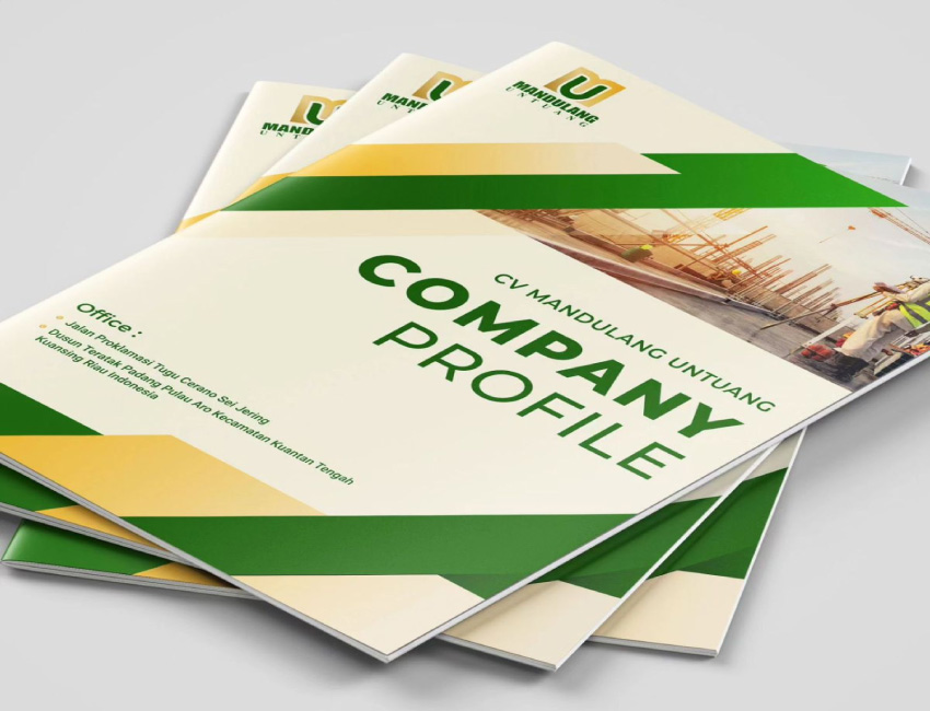 Professionally designed and printed company profile for businesses in Nairobi Kenya
