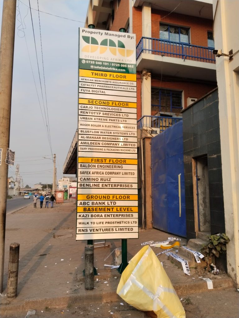 signs and signage kenya