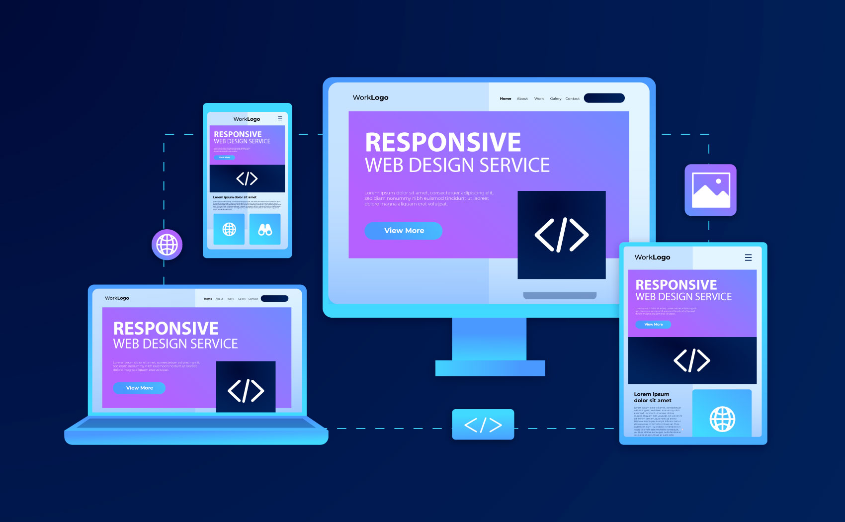 Professional website design services in Kenya including responsive web design, eCommerce websites, business websites, SEO optimization, and web development by Colormate Media.